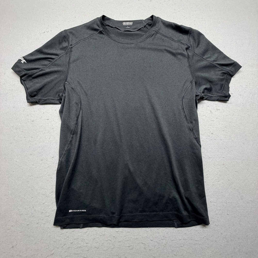 OGIO Endurance IN-SHAPE Mens Large Black Performance Athletic Shirt Gym Tee